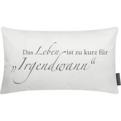 Magma Kissen SINNSPRUCH IRGENDWANN 30×50 cm