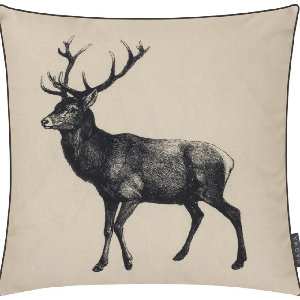 Magma Kissen VINTAGE XMAS Hirsch 45×45 cm