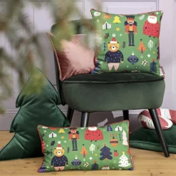 Magma Kissen XMAS PARTY grün 45×45 cm