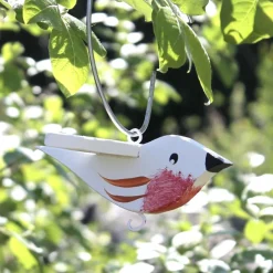 Meisenknödelhalter Futterspender Vögel – verschiedene Farben – Vogelvilla Höhe 9 cm