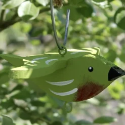 Meisenknödelhalter Futterspender Vögel – verschiedene Farben – Vogelvilla Höhe 9 cm