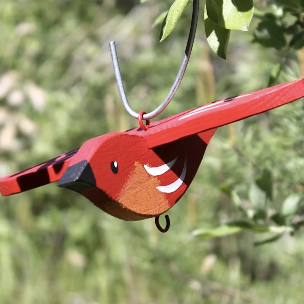 Meisenknödelhalter Futterspender Vögel – verschiedene Farben – Vogelvilla Höhe 9 cm