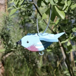 Meisenknödelhalter Futterspender Vögel – verschiedene Farben – Vogelvilla Höhe 9 cm