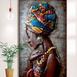 Metallbild 3D Malaika 120×80 cm