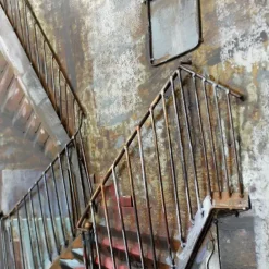 Metallbild 3D Mysterious Staircase 120×70 cm