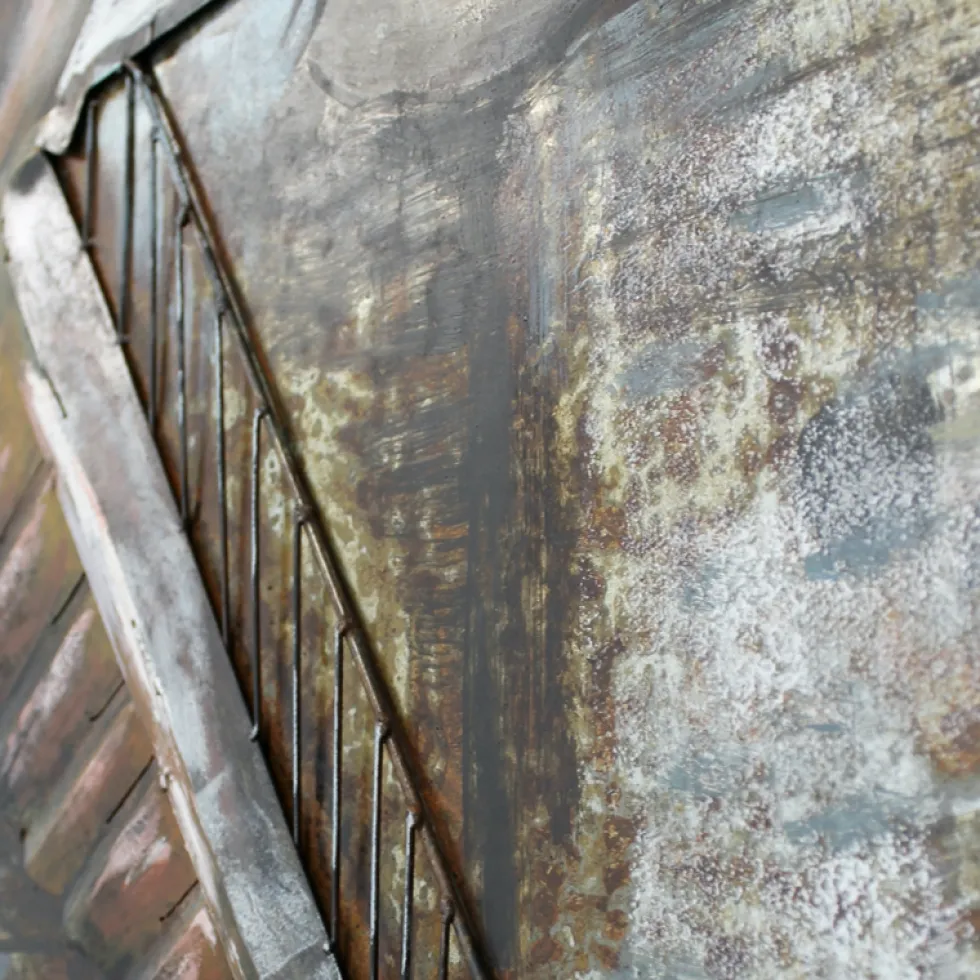 Metallbild 3D Mysterious Staircase 120×70 cm