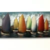 Metallbild 3D Sailing Regatta 120×60 cm