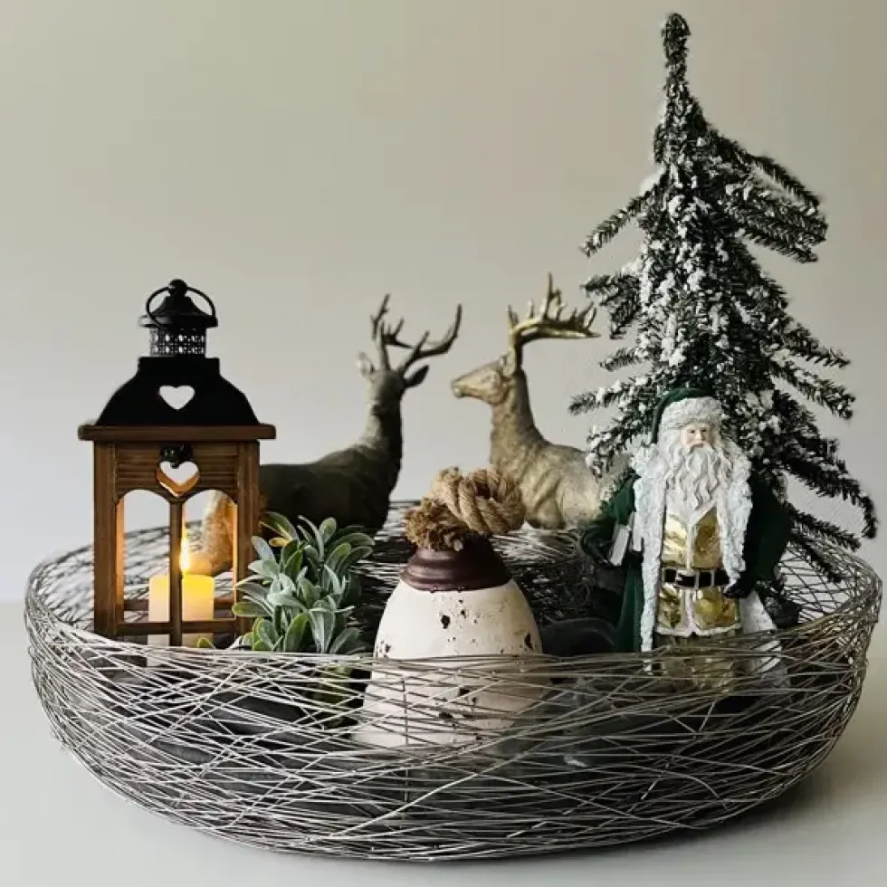 Metallkranz Avalon zum Dekorieren 78 cm