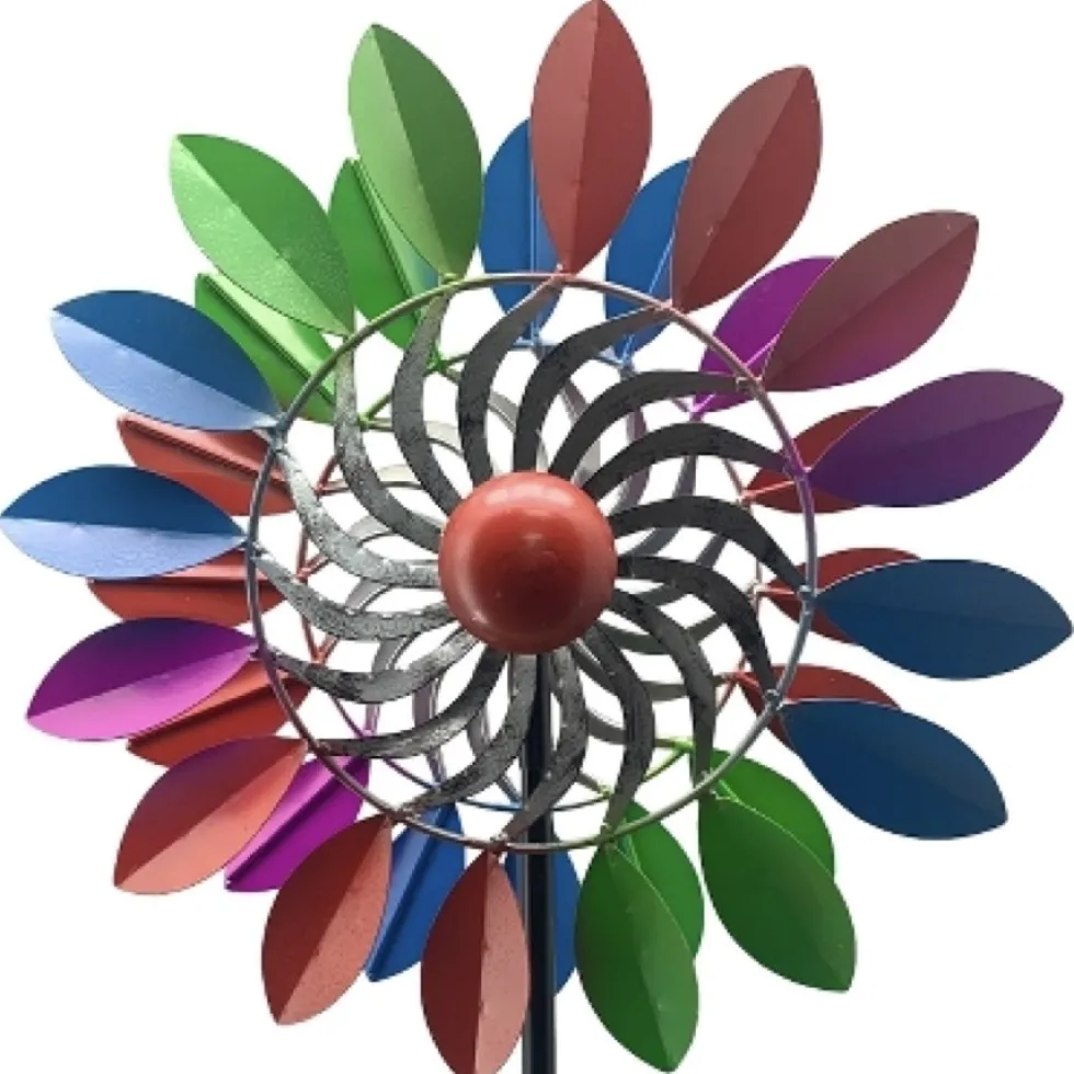 Metall Windrad Garten MARGIT Art Ferro Höhe 130 cm