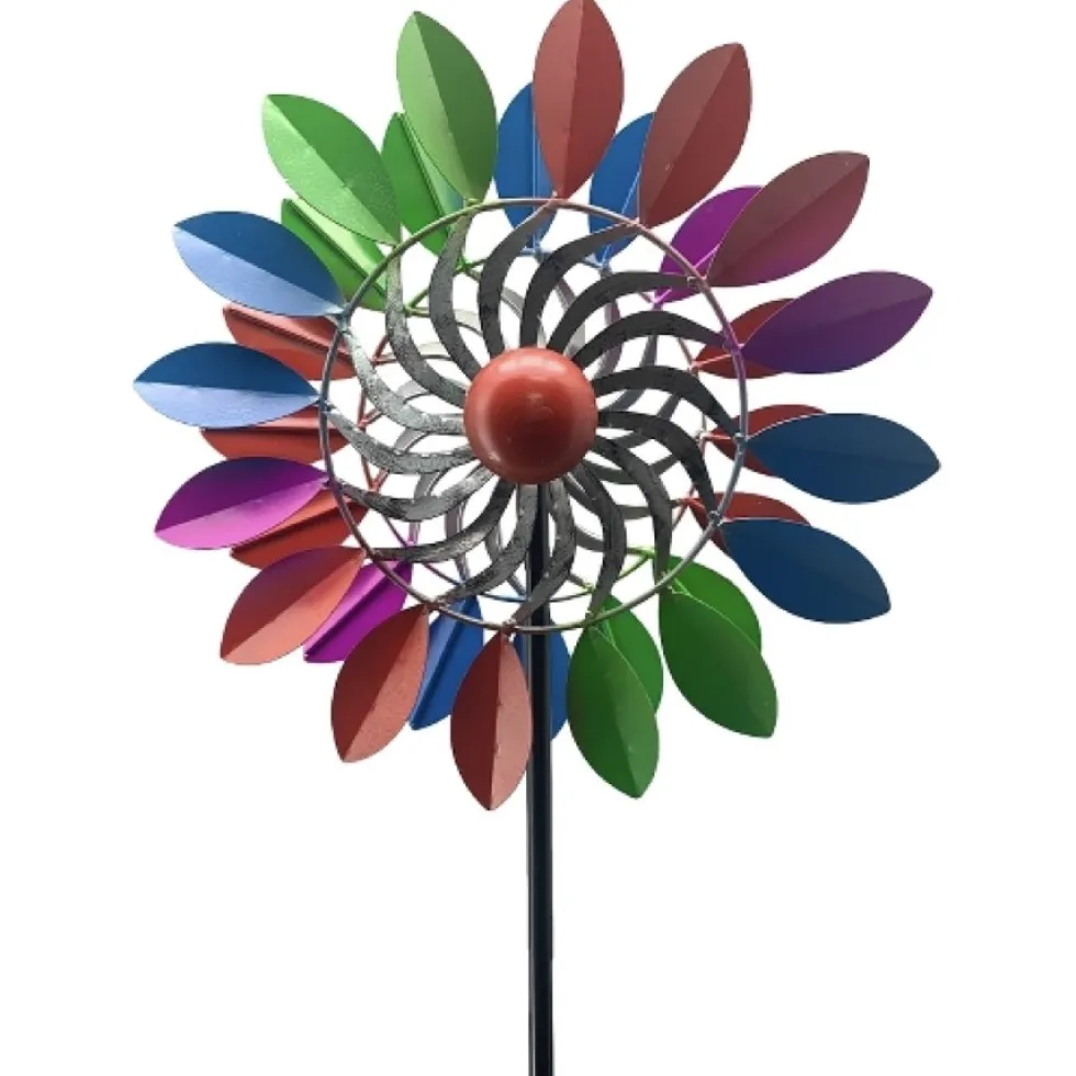 Metall Windrad Garten MARGIT Art Ferro Höhe 130 cm