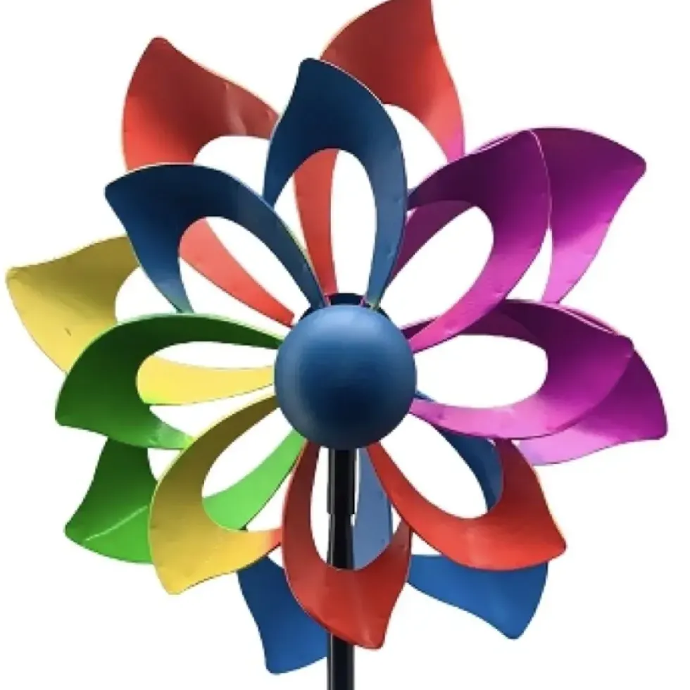Metall Windrad Garten MARIA Art Ferro Höhe 129 cm