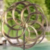 Metall Windrad Garten Spirale kupfer 161×60 cm