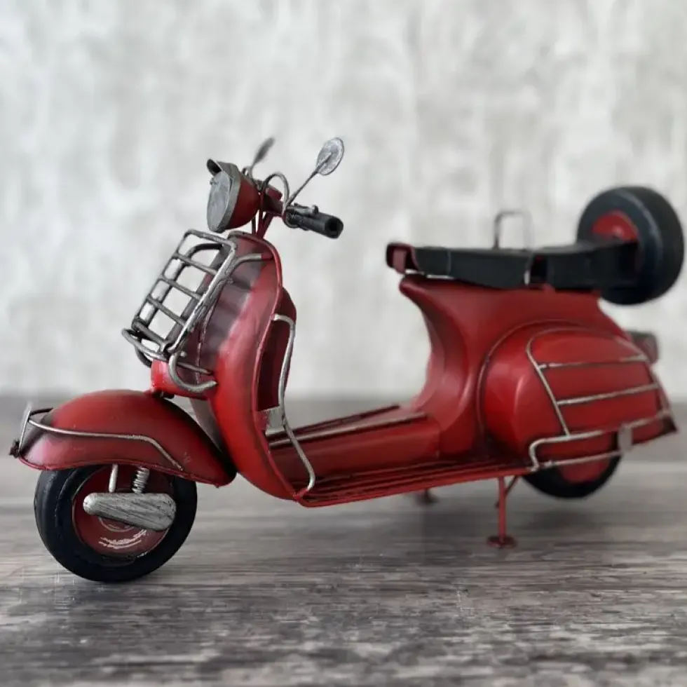 Modell Motorrad Scooter Höhe 17 cm