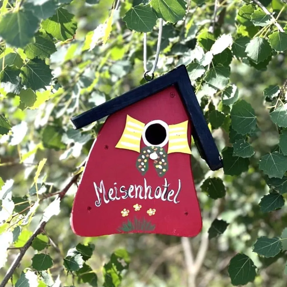 Nistkasten Meisenhotel Vogelvilla Höhe 23 cm