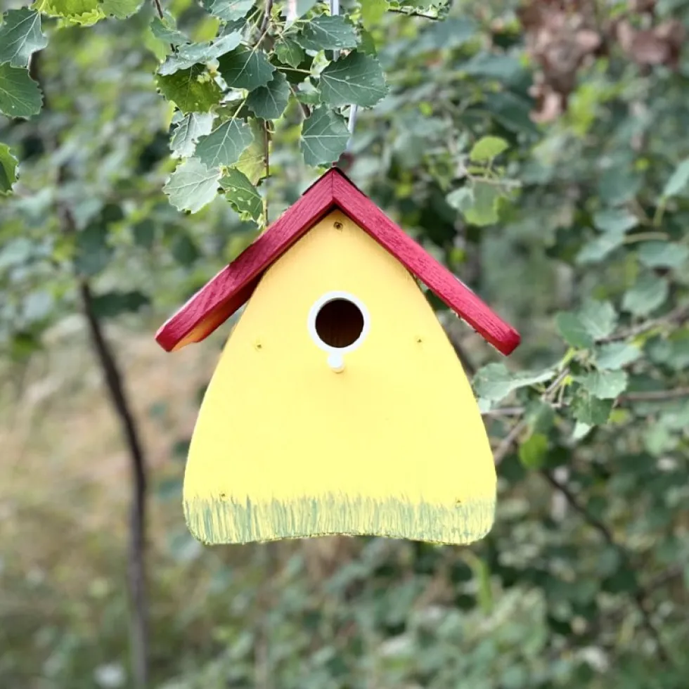 Nistkasten zum Aufhängen Das Auenland Vogelvilla Höhe 23 cm