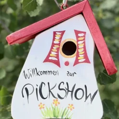 Nistkasten zum Aufhängen Pickshow Vogelvilla Höhe 23 cm