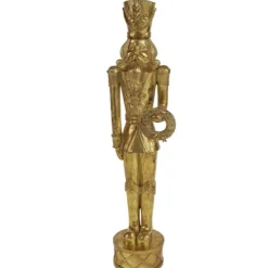 Nussknacker Figur gold Eugen Werner Voß Höhe 52 cm