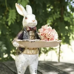 Osterdeko Hase Berry mit Schale Werner Voß Höhe 30 cm