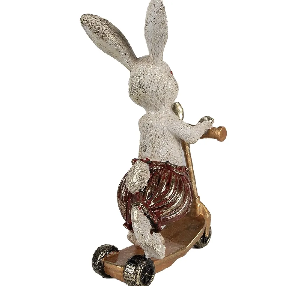 Osterdeko Hase Cherry mit Roller Clayre & Eef Höhe 25 cm