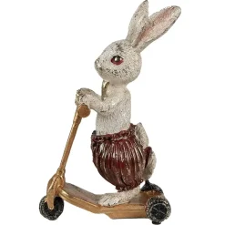 Osterdeko Hase Cherry mit Roller Clayre & Eef Höhe 25 cm