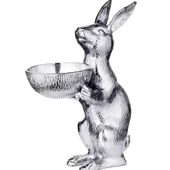Osterdeko Hase mit Schale Bert Edzard Höhe 31 cm
