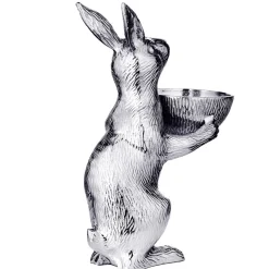 Osterdeko Hase mit Schale Bert Edzard Höhe 31 cm