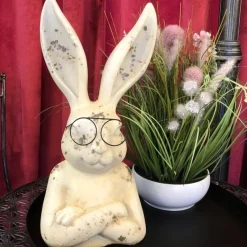 Osterdeko Hasenbüste Elias Casablanca Höhe 39 cm