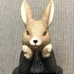 Osterdeko Hasenbüste Elias Höhe 33 cm