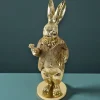 Osterhase Deko groß gold Goldie Werner Voß Höhe 100 cm