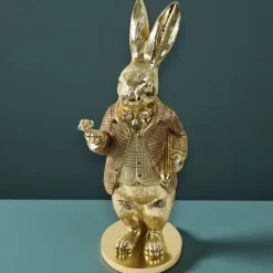Osterhase Deko groß gold Goldie Werner Voß Höhe 100 cm