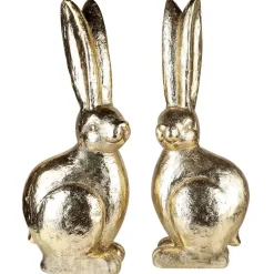 Osterhase Deko groß Hannes gold