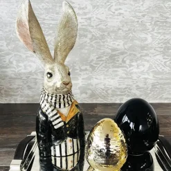 Osterhase Deko Hasenbüste Alfred und Mime Werner Voß