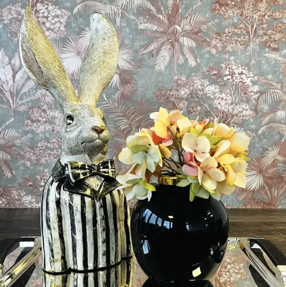 Osterhase Deko Hasenbüste Alfred und Mime Werner Voß
