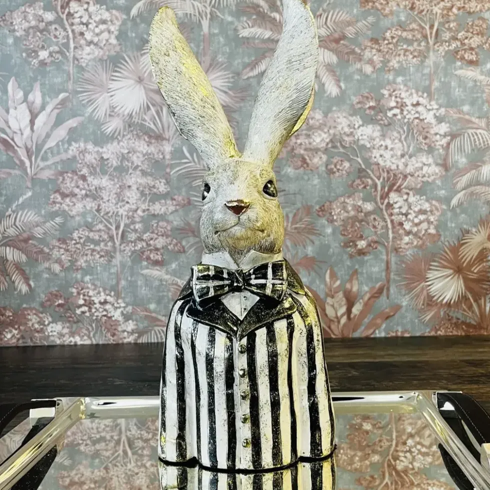 Osterhase Deko Hasenbüste Alfred und Mime Werner Voß