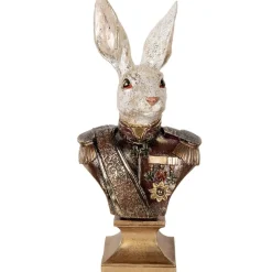 Osterhase Deko Hasenbüste Hase in Uniform Clayre & Eef
