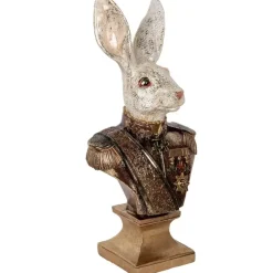 Osterhase Deko Hasenbüste Hase in Uniform Clayre & Eef