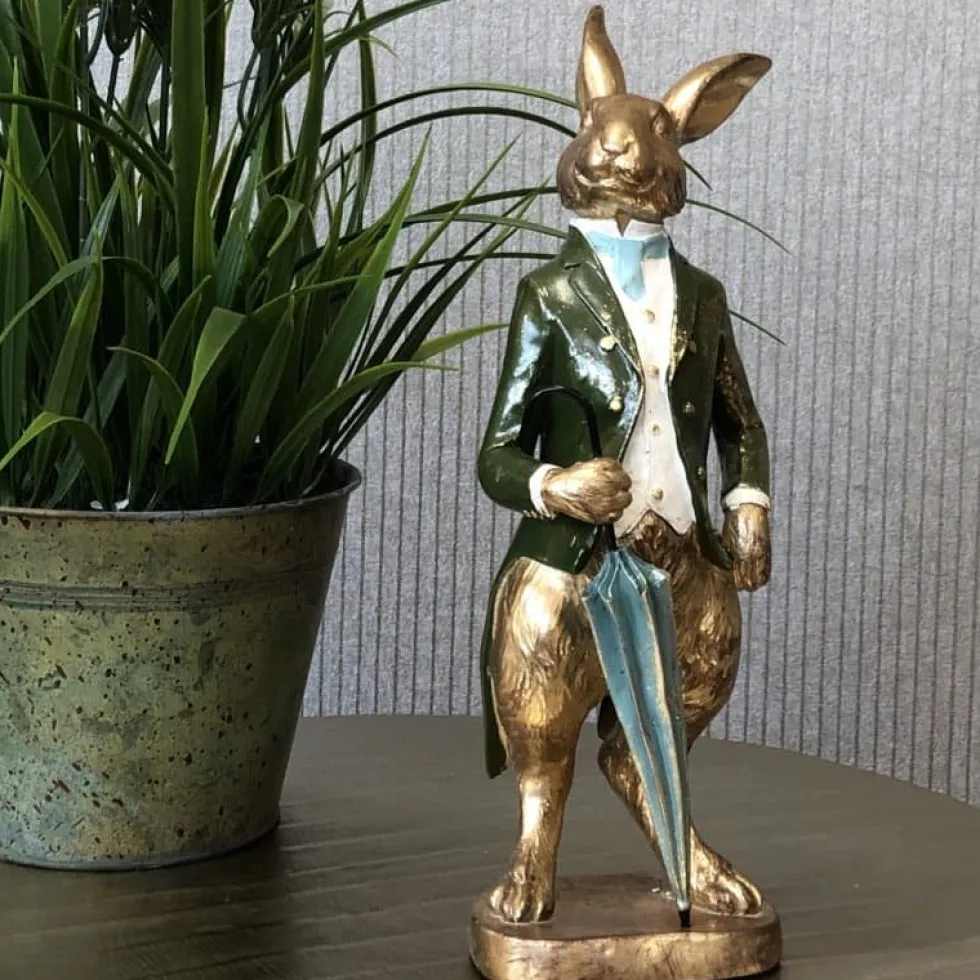 Osterhase Deko Henning Werner Voß Höhe 33 cm