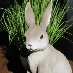 Osterhasen Deko Figur Gatsby natur H 58 cm
