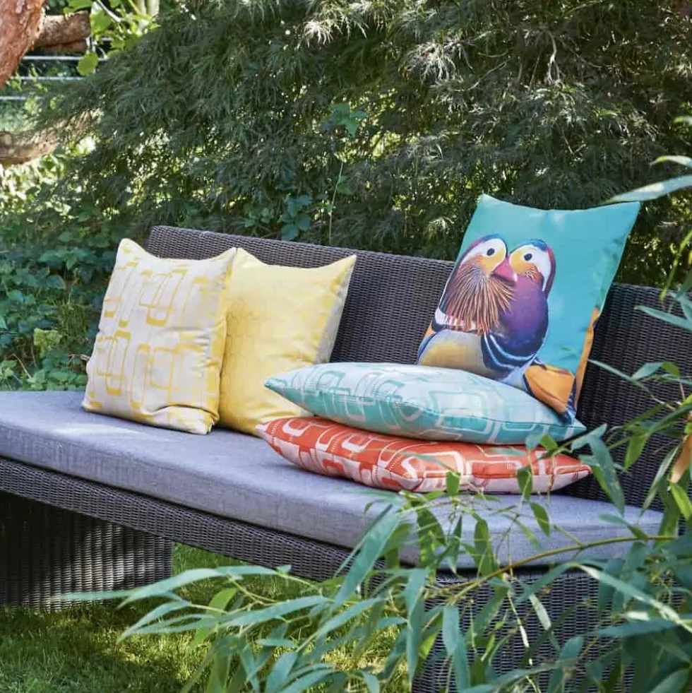 Outdoor Kissen Apelt 3969 Vogel 46×46 cm
