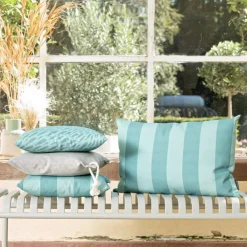 Outdoor Kissen Magma Haiti Streifen 40×60 cm