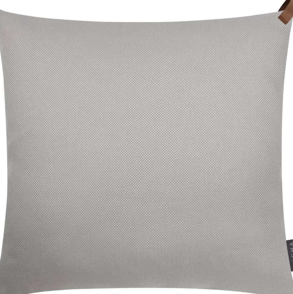 Outdoor Kissen Magma Korfu mittelgrau 50×50 cm