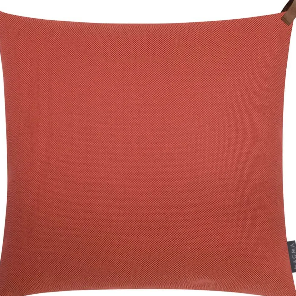 Outdoor Kissen Magma Korfu terracotta 50×50 cm