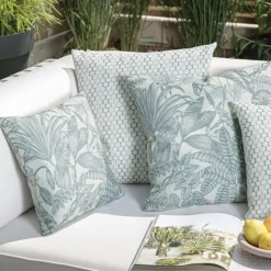 Outdoor Kissen wetterfest Magma Nassau petrol 50×50 cm