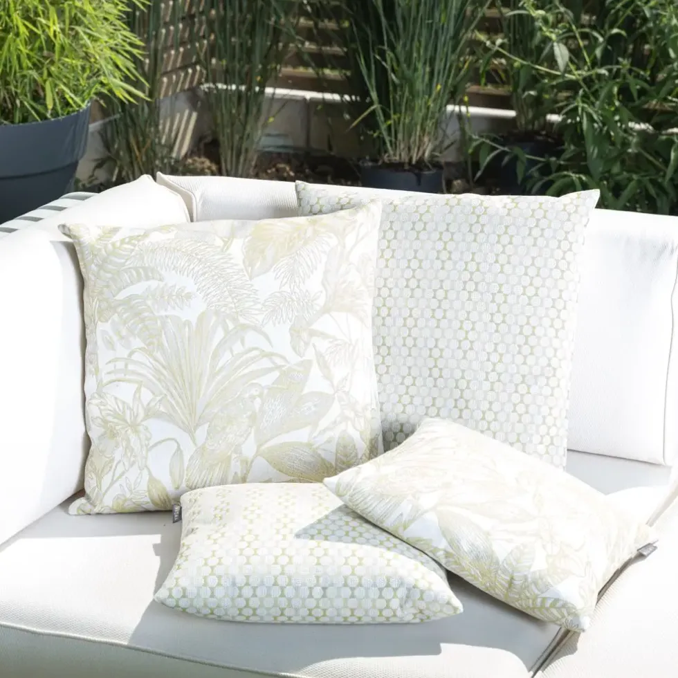 Outdoor Kissen wetterfest Magma Coronado limone 40×40 cm