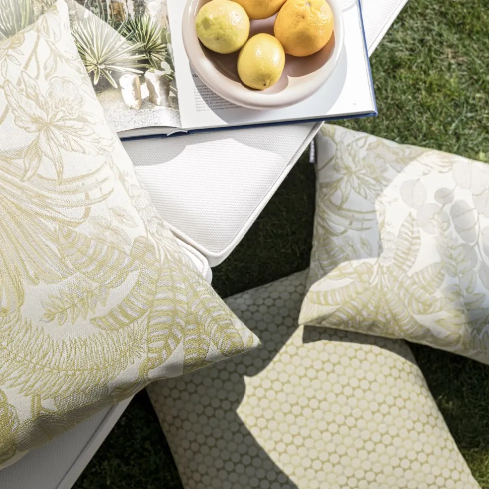 Outdoor Kissen wetterfest Magma Coronado limone 40×40 cm