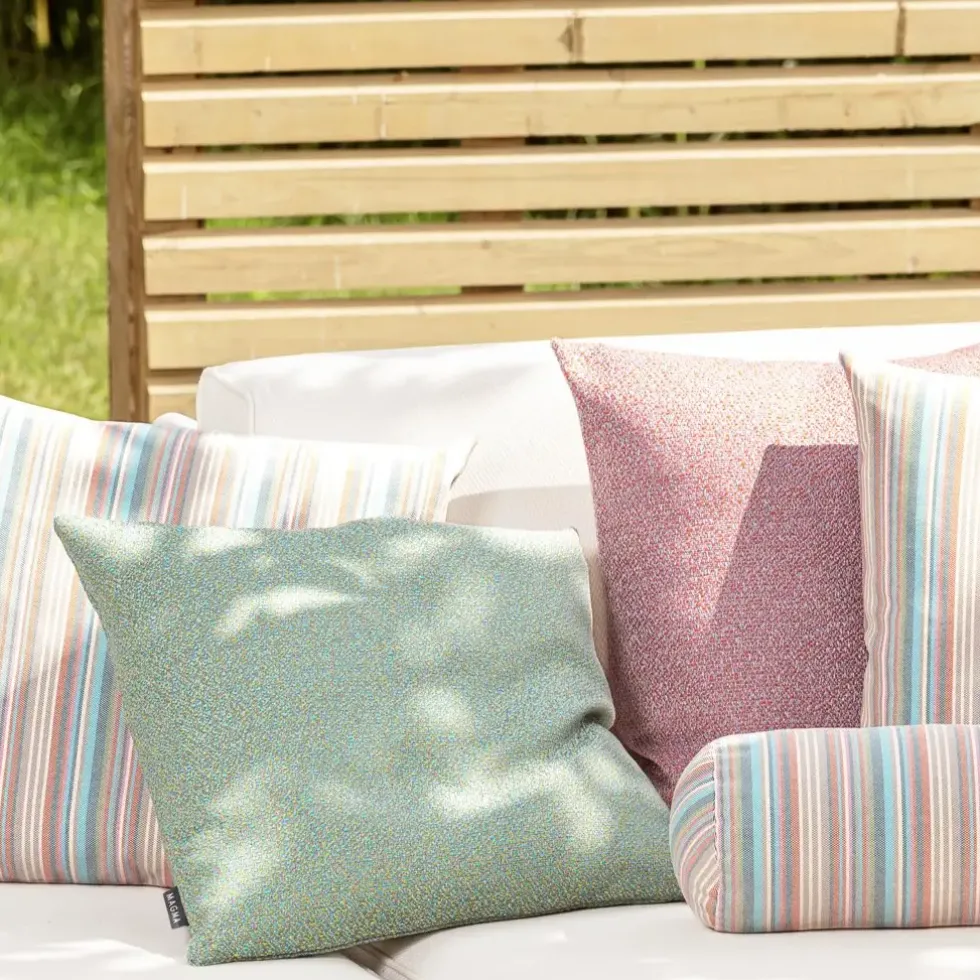 Outdoor Kissen wetterfest Magma SAN REMO türkis 45×45 cm