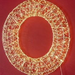 Outdoor LED Lichterkranz rund warmweiß | In 3 Größen