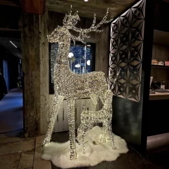 Outdoor LED Weihnachtsfigur Hirsch Höhe 270 | 120 cm