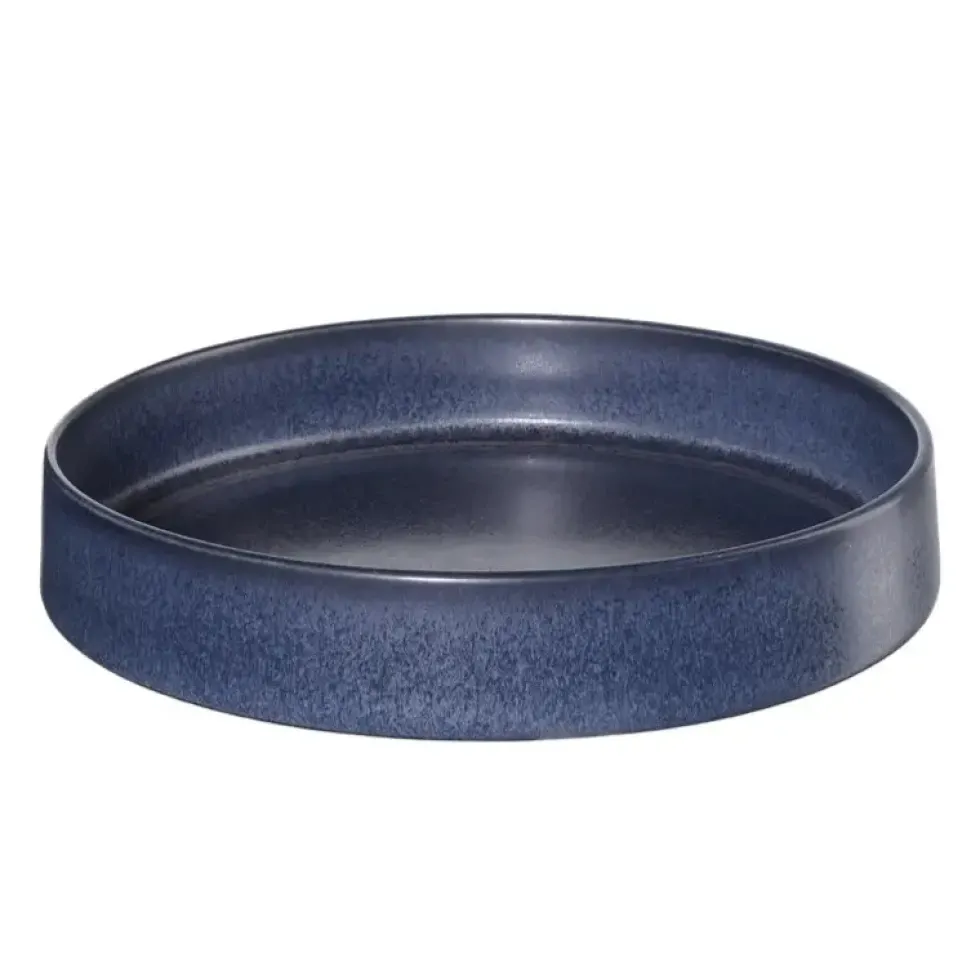 Pastateller ASA Steingut blau FormArt carbon D 21 cm