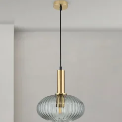 Pendelleuchte CALISTA rauch 1-flammig